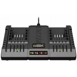 WORX A3883 - Chargeur Rapide 20 V DOUBLE-PORT