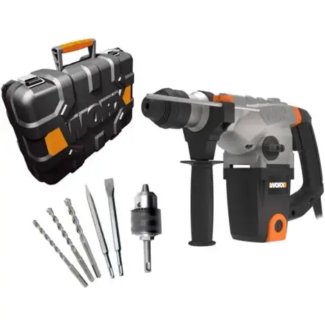 Marteau Perforateur Worx WX333 1250W 1 Marteau Perforateur Worx WX333 1250W