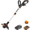 WORX Coupe Bordure Sans Fil Avec Batterie, 1pc 2.0Ah 20V, WG163E.2, Batterie Powershare