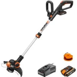 WORX Coupe Bordure Sans Fil Avec Batterie, 1pc 2.0Ah 20V, WG163E.2, Batterie Powershare