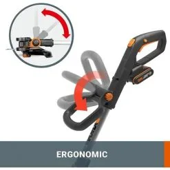 WORX Coupe Bordure Sans Fil Avec Batterie, 1pc 2.0Ah 20V, WG163E.2, Batterie Powershare -Promos WORX Boutique 58757680 4
