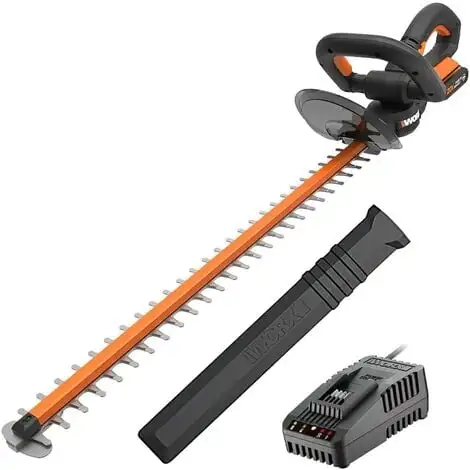 WORX 18V (20V MAX) Taille Haie Sans Fil WG260E.5, 1pc 2.0Ah Batterie, Tailles Haies ?lectriques, Batterie Powershare 1 WORX 18V (20V MAX) Taille Haie Sans Fil WG260E.5, 1pc 2.0Ah Batterie, Tailles Haies ?lectriques, Batterie Powershare