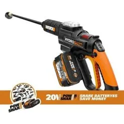 WORX Nettoyeur à Pression Hydroshot Sans Fil 18V(20V Max) WG630E.5 , PowerShare -Promos WORX Boutique 58757688 3