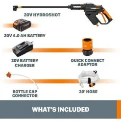 WORX Nettoyeur à Pression Hydroshot Sans Fil 18V(20V Max) WG630E.5 , PowerShare -Promos WORX Boutique 58757688 5