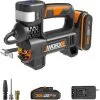 WORX 18V(20V MAX) Compresseur D'Air Sans Fil WX092, PowerShare