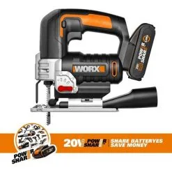WORX 18V (20V MAX) Scie Sauteuse électrique Sans Fil Professionnelle WX543.2, Batterie Powershare -Promos WORX Boutique 58757700 5