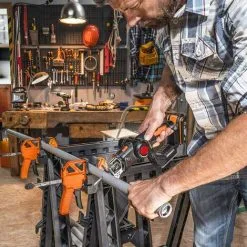 WORX 2 En 1 Scie Multifonction Sans Fil Professionnelle 18V(20V Max), WX550.4, Batterie Powershare -Promos WORX Boutique 58757703 4