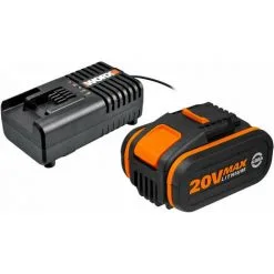WORX Worx Battery 20V 4.0Ah+ Charger 2A - Battery - 4.000 MAh (WA3604)